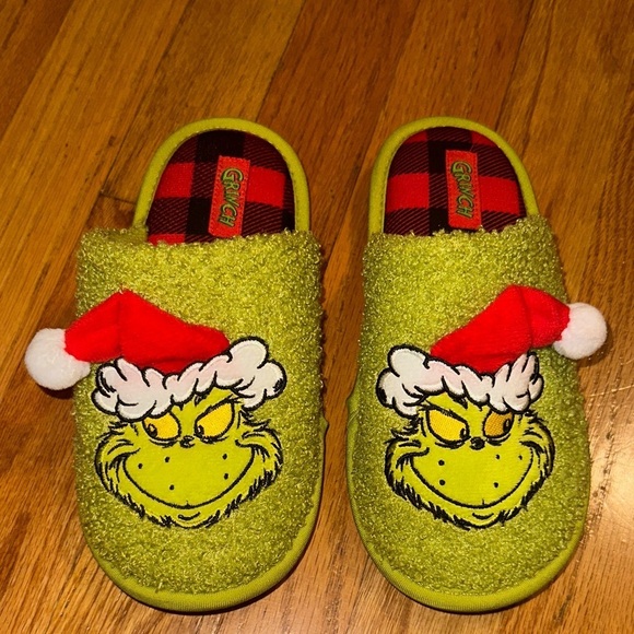The Grinch Other - Kids Grinch Slippers